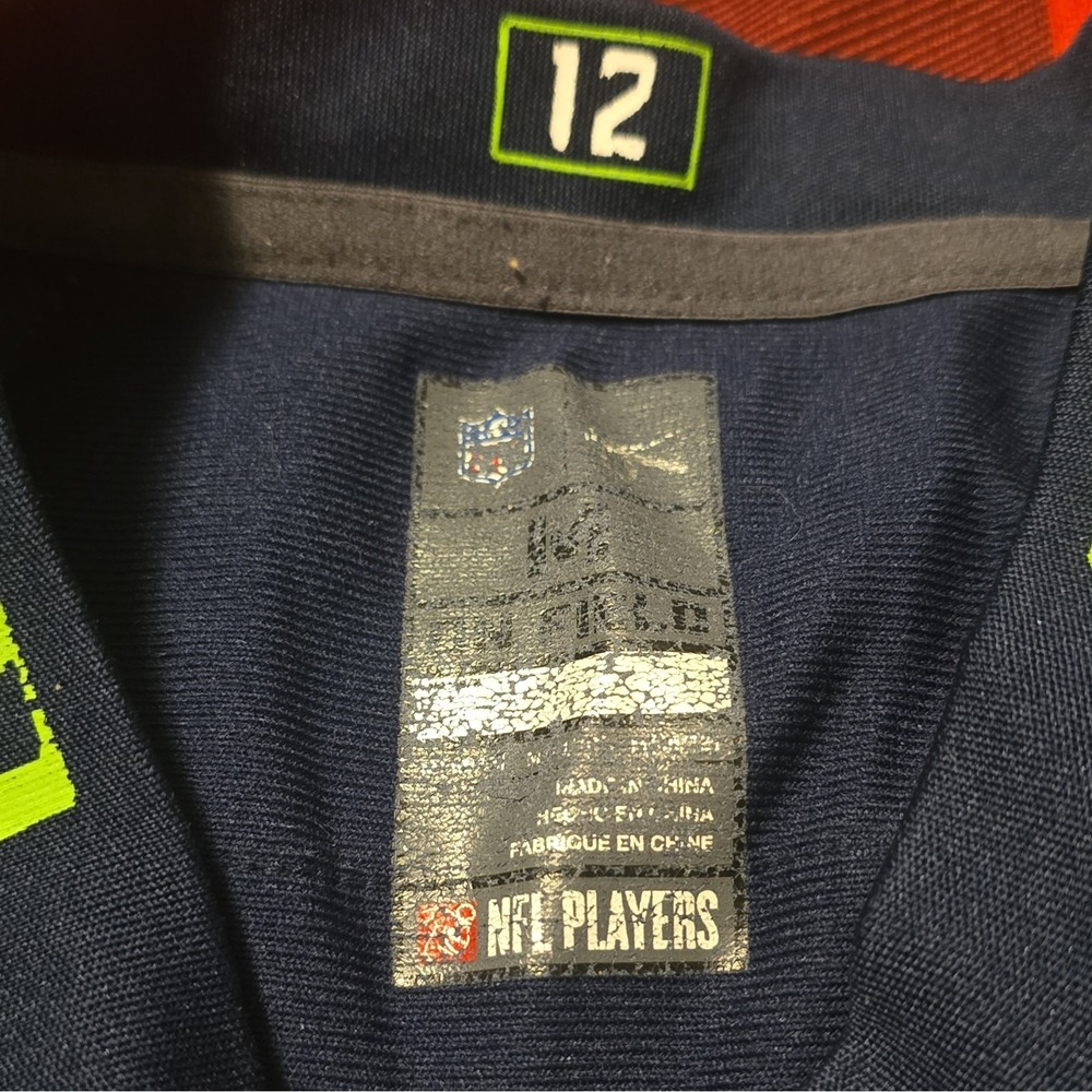 Nike Seattle Seahawks Kam Chancellor #31 NFL Football Youth  Size M Blue Jersey - Picture 5 of 7